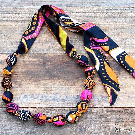 fabric necklace chain